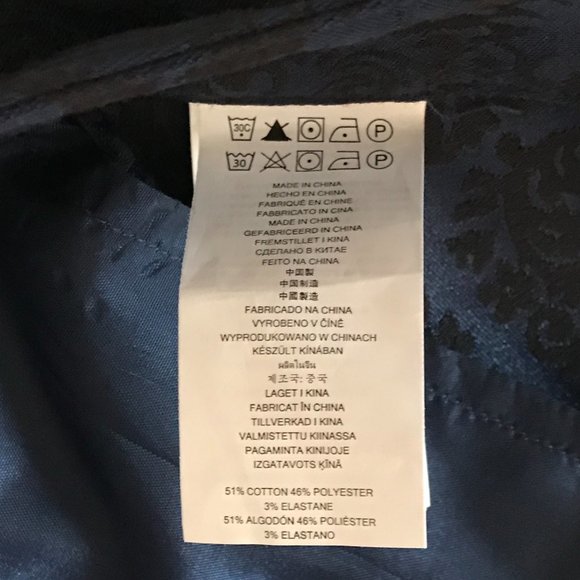 Michael Kors Women's Winter Teal Blue and Black Pants - Picture 9 of 10